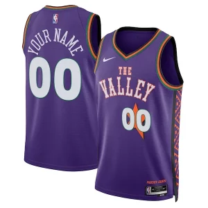 Magnífico Phoenix Suns Nike Unisex 2024/25 Custom Swingman Jersey City Edition Purple