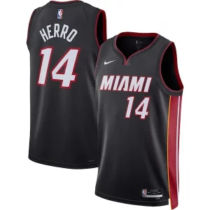 Fantástico Tyler Herro Miami Heat Nike Unisex Swingman Jersey Icon Edition Black