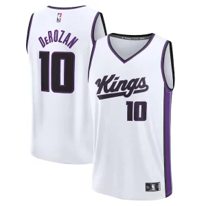 Comodo Lujoso Estupendo DeMar DeRozan Sacramento Kings Fast Break Replica Player Jersey Association Edition White