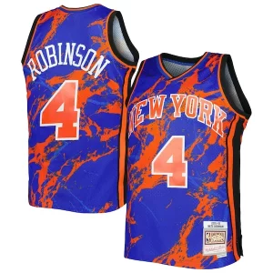 Resistente Práctico Genial Nate Robinson New York Knicks 2005/06 Hardwood Classics Marble Swingman Jersey Blue