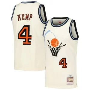 Duradero Shawn Kemp Cleveland Cavaliers Chainstitch Swingman Jersey Cream