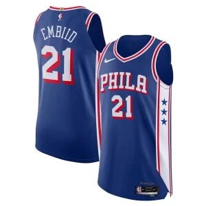 Bonito Encantador Cool Joel Embiid Philadelphia 76ers Nike Authentic Jersey Association Edition Royal