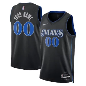 Resistente Dallas Mavericks Nike Unisex 2023/24 Custom Swingman Jersey Black City Edition