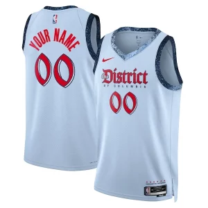Robusto Washington Wizards Nike Unisex 2024/25 Custom Swingman Jersey City Edition Powder Blue