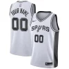 Práctico San Antonio Spurs Nike Custom Swingman Jersey White Association Edition