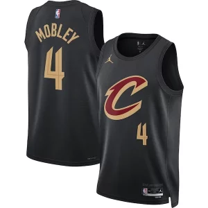 Práctico Atractivo Evan Mobley Cleveland Cavaliers Jordan Brand Unisex Swingman Jersey Statement Edition Black