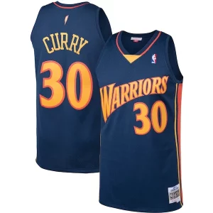 Lujoso Delicioso Stephen Curry Golden State Warriors 2009/10 Big & Tall Hardwood Classics Swingman Jersey Navy