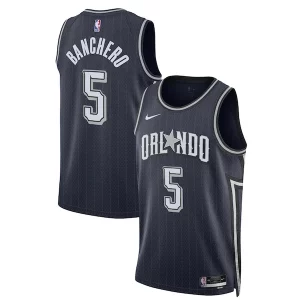 Duradero Paolo Banchero Orlando Magic Nike Unisex 2023/24 Swingman Jersey Navy City Edition