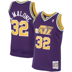 Encantador Karl Malone Utah Jazz 1991/92 Hardwood Classics Swingman Jersey Purple