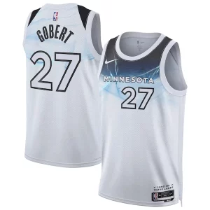 Exquisito Original Rudy Gobert Minnesota Timberwolves Nike Unisex 2024/25 Swingman Player Jersey City Edition White