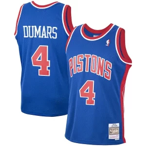 Magnífico Versátil Chulo Joe Dumars Detroit Pistons 1988/89 Hardwood Classics Swingman Jersey Blue