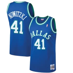 Estupendo Duradero Dirk Nowitzki Dallas Mavericks 1998/99 Hardwood Classics Swingman Jersey Blue