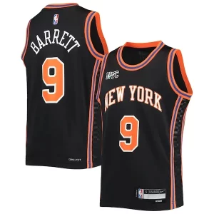 Sofisticado Resistente Increíble RJ Barrett New York Knicks Nike Youth 2021/22 Swingman Jersey City Edition Black