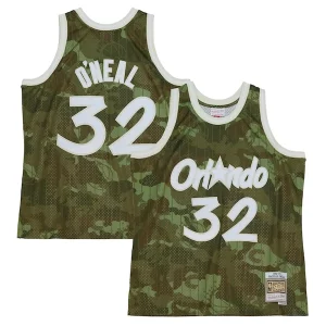 Único Estupendo Fácil de llevar Shaquille O'Neal Orlando Magic Hardwood Classics 1994/95 Ghost Green Swingman Jersey Camo