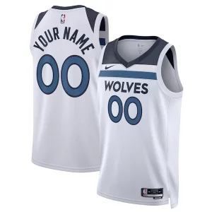 Fantástico Hermoso Increíble Minnesota Timberwolves Nike Unisex Swingman Custom Jersey White Association Edition