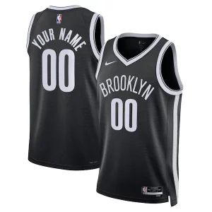 Ideal Elegante Genial Brooklyn Nets Nike Unisex Swingman Custom Jersey Black Icon Edition
