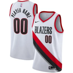 Delicioso Atractivo Magnífico Portland Trail Blazers Nike 2020/21 Swingman Custom Jersey Association Edition White