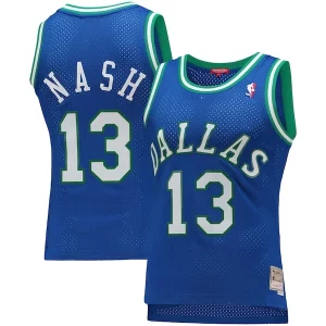Atractivo Steve Nash Dallas Mavericks Women's 1998/99 Hardwood Classics Swingman Jersey Blue