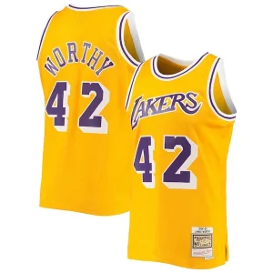 Duradero James Worthy Los Angeles Lakers 1984/85 Hardwood Classics Swingman Jersey Gold