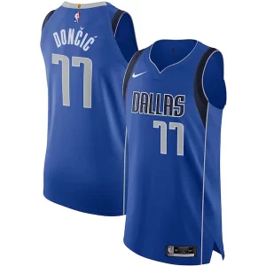 Fácil de llevar Luka Dončić Dallas Mavericks Nike Authentic Jersey Association Edition Blue