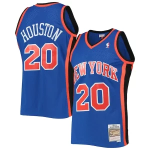 Lujoso Cool Allan Houston New York Knicks Hardwood Classics Swingman Jersey Blue