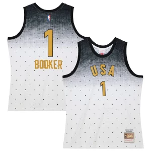 Comodo Bonito Estupendo Devin Booker Team USA 2016 Hardwood Classics Rising Stars Swingman Jersey White