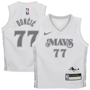 Sofisticado Atractivo Práctico Luka Dončić Dallas Mavericks Nike Preschool 2024/25 Swingman Player Jersey City Edition White