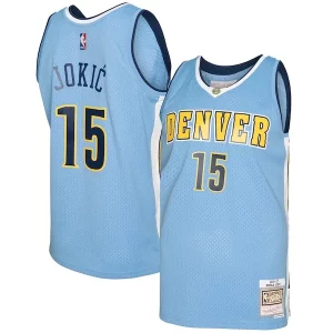 Exquisito Maravilloso Nikola Jokic Denver Nuggets 2016/17 Swingman Jersey Light Blue