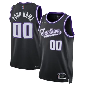 Práctico Sacramento Kings Nike 2021/22 Swingman Custom Jersey City Edition Black