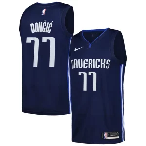 Moderno Duradero Luka Dončić Dallas Mavericks Nike Swingman Player Jersey City Edition Navy