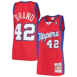 Lujoso Elton Brand LA Clippers Hardwood Classics Swingman Jersey Red