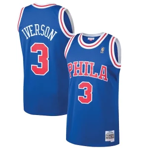 Versátil Hermoso Allen Iverson Philadelphia 76ers 1996/97 Hardwood Classics Swingman Jersey Royal