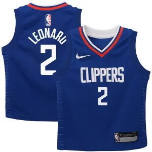 Duradero Original Versátil Kawhi Leonard LA Clippers Nike Toddler 2020/21 Replica Jersey Icon Edition Royal