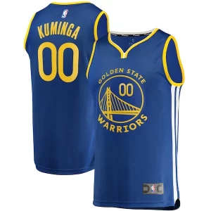 Ideal Atractivo Único Jonathan Kuminga Golden State Warriors 2021 NBA Draft First Round Pick Fast Break Replica Jersey Royal Icon Edition
