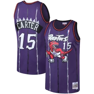 Genial Exquisito Bonito Vince Carter Toronto Raptors 1998/99 Big & Tall Hardwood Classics Swingman Jersey Purple/White
