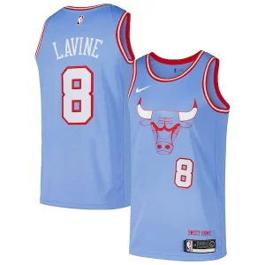 Maravilloso Exquisito Chulo Zach LaVine Chicago Bulls Nike Swingman Player Jersey City Edition Blue