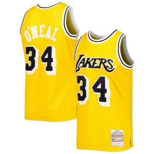 Elegante Shaquille O'Neal Los Angeles Lakers 1996/97 Hardwood Classics Off Court Swingman Jersey Yellow