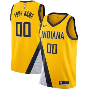 Delicioso Elegante Maravilloso Indiana Pacers Nike 2019/20 Custom Swingman Jersey Yellow Statement Edition