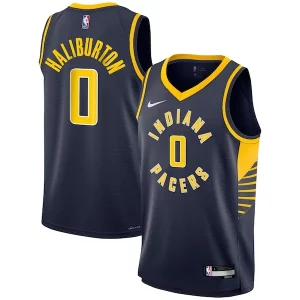Resistente Tyrese Haliburton Indiana Pacers Nike Youth Swingman Jersey Icon Edition Navy