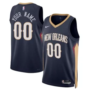 Maravilloso Sofisticado New Orleans Pelicans Nike Unisex 2022/23 Swingman Custom Jersey Navy Icon Edition