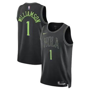 Versátil Atractivo Hermoso Zion Williamson New Orleans Pelicans Nike Unisex 2023/24 Swingman Jersey Black City Edition