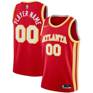 Robusto Encantador Genial Atlanta Hawks Nike 2020/21 Swingman Custom Jersey Icon Edition Red