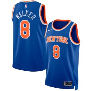 Maravilloso Kemba Walker New York Knicks Nike Unisex Swingman Jersey Icon Edition Blue