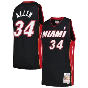 Maravilloso Elegante Ray Allen Miami Heat 2012/13 Hardwood Classics Swingman Jersey Black