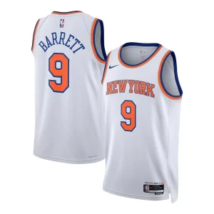 Práctico Cool RJ Barrett New York Knicks Nike Unisex Swingman Jersey Association Edition White