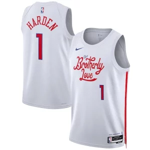 Elegante Perfecto Comodo James Harden Philadelphia 76ers Nike Unisex 2022/23 Swingman Jersey City Edition White