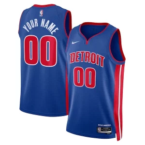 Magnífico Detroit Pistons Nike Unisex Swingman Custom Jersey Blue Icon Edition