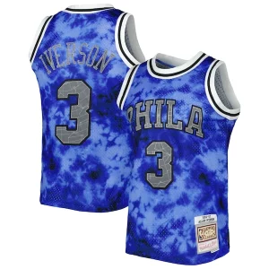 Exquisito Ideal Allen Iverson Philadelphia 76ers 1996/97 Galaxy Swingman Jersey Royal