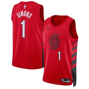 Duradero Anfernee Simons Portland Trail Blazers Jordan Brand Unisex Swingman Jersey Statement Edition Red