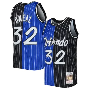Maravilloso Shaquille O'Neal Orlando Magic Hardwood Classics 1994/95 Split Swingman Jersey Blue/Black